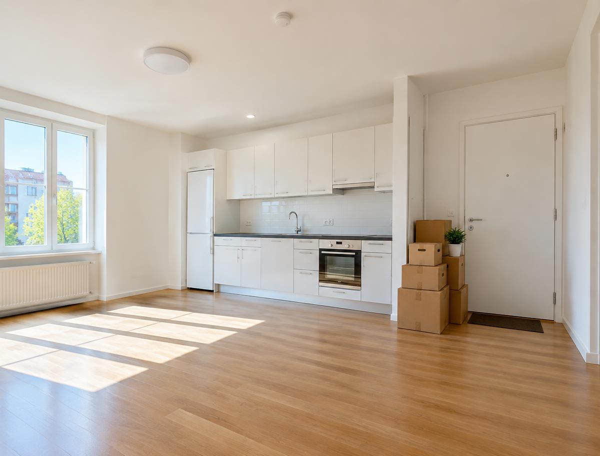 After: Kitchen move-out